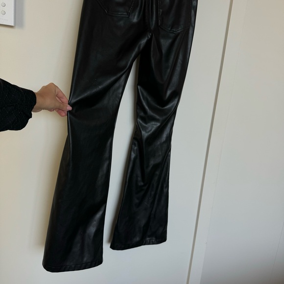 Faux-Leather flare pants Forever 21 - Picture 3 of 7